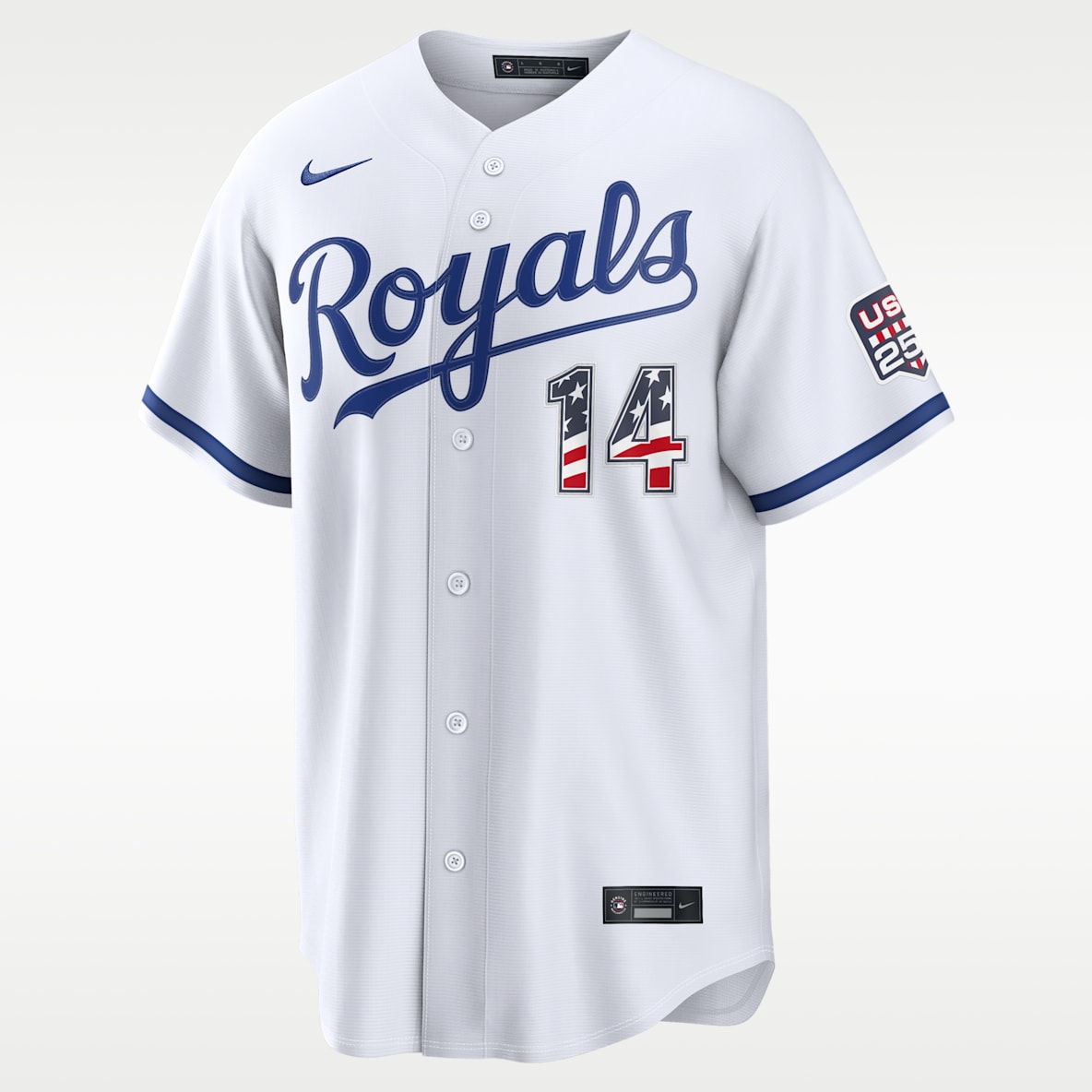 Jac Caglianone Kansas City Royals USA 250 Men's Nike MLB Stadium Jersey