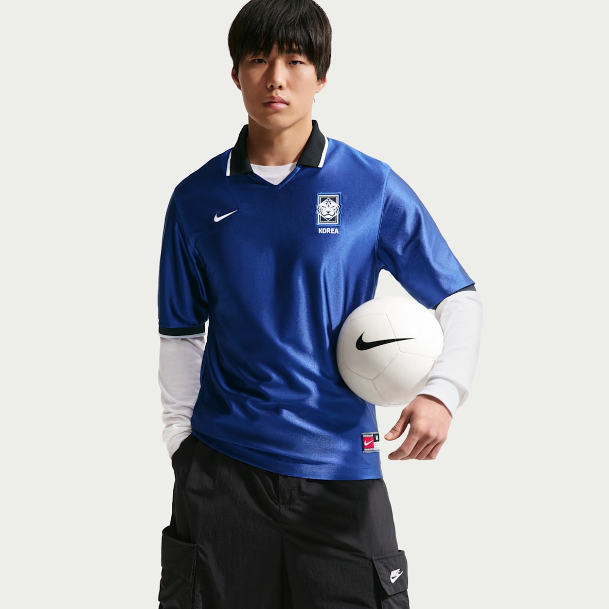 韓国 エナジー メンズ ナイキ Dri-FIT ショートスリーブ サッカートップ