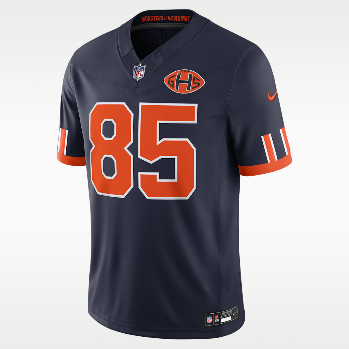 Cole Kmet Chicago Bears Rivalries Collection Men's Nike NFL Game Jersey