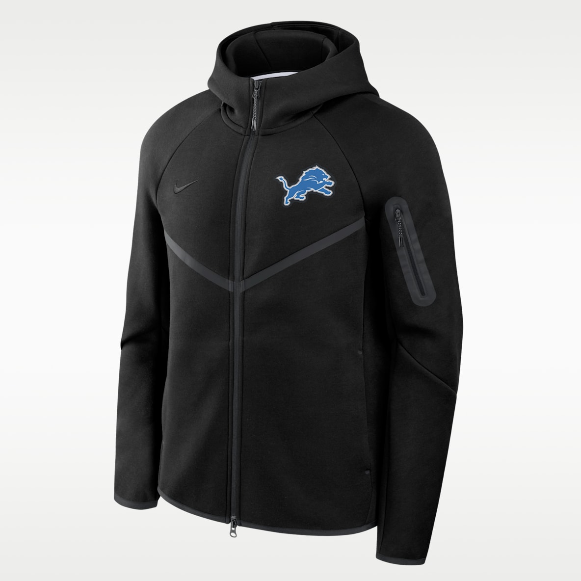 Detroit Lions Tech Fleece Windrunner Men's Nike NFL Full-Zip Hooded Jacket