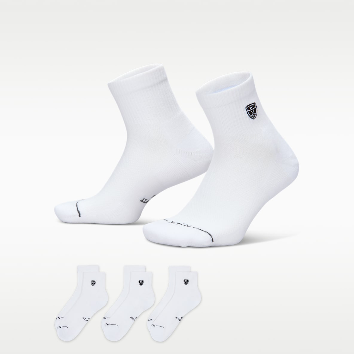 Nike Everyday Elevated Golf Ankle Socks (3 Pairs)