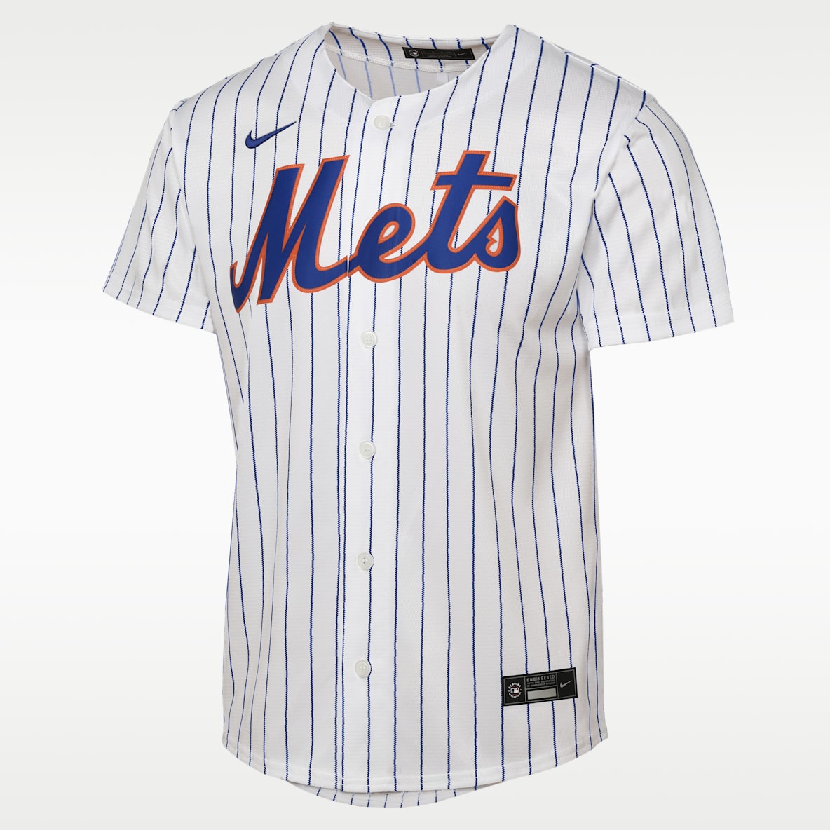 Francisco Lindor New York Mets Baseline Big Kids' Nike MLB Home Replica Jersey