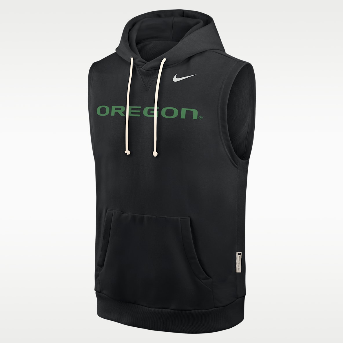 Oregon Sideline Sudadera con gorro sin cierre sin mangas universitaria Nike Dri-FIT para hombre
