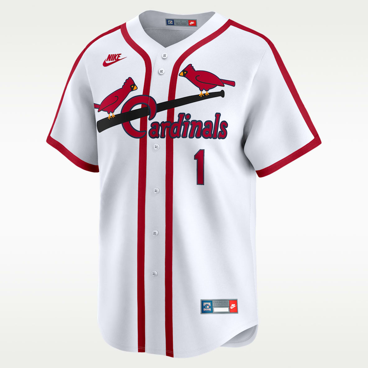 Ozzie Smith St. Louis Cardinals Cooperstown Men's Nike Dri-FIT ADV MLB Limited Jersey