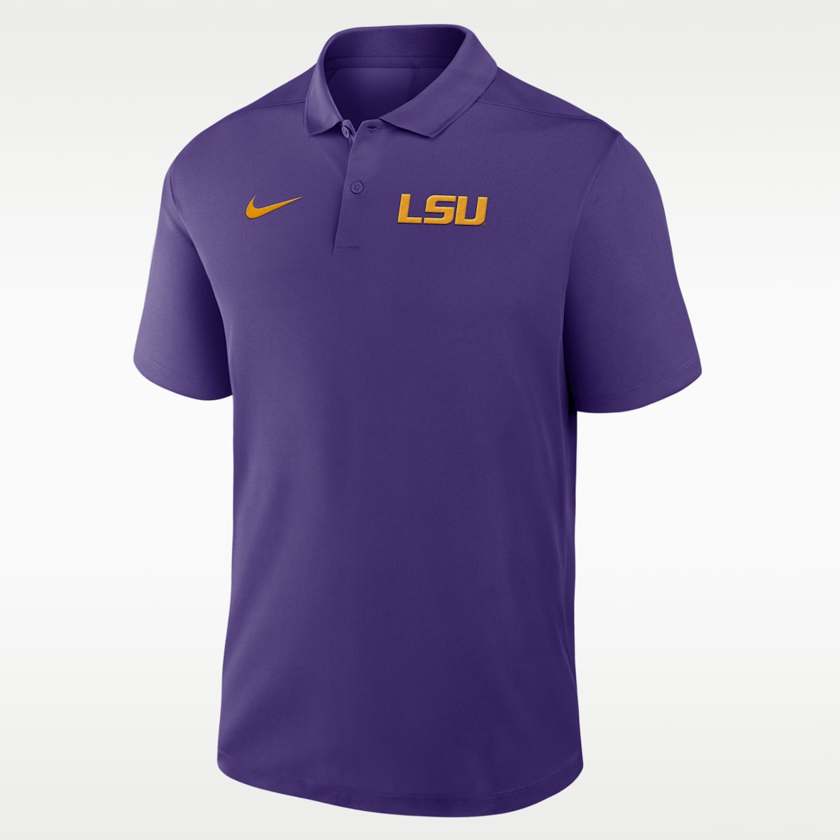 LSU Primetime Victory Primary Logo Men's Nike Dri-FIT College Polo