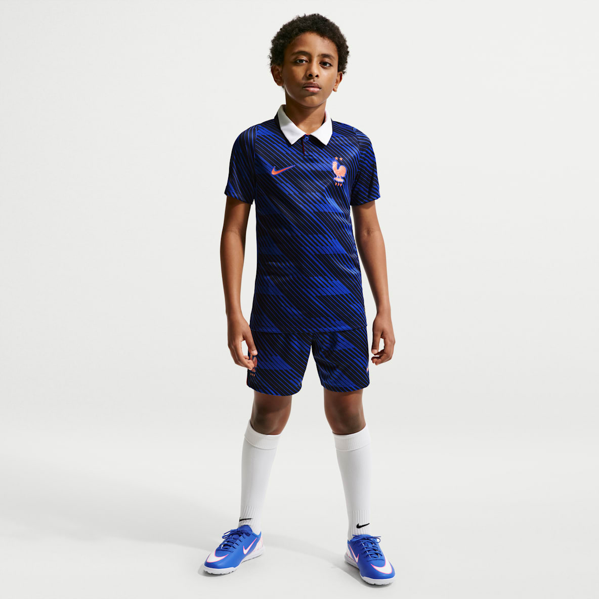 FFF 2026 Stadium Home Big Kids' Nike Dri-FIT Soccer Replica Shorts