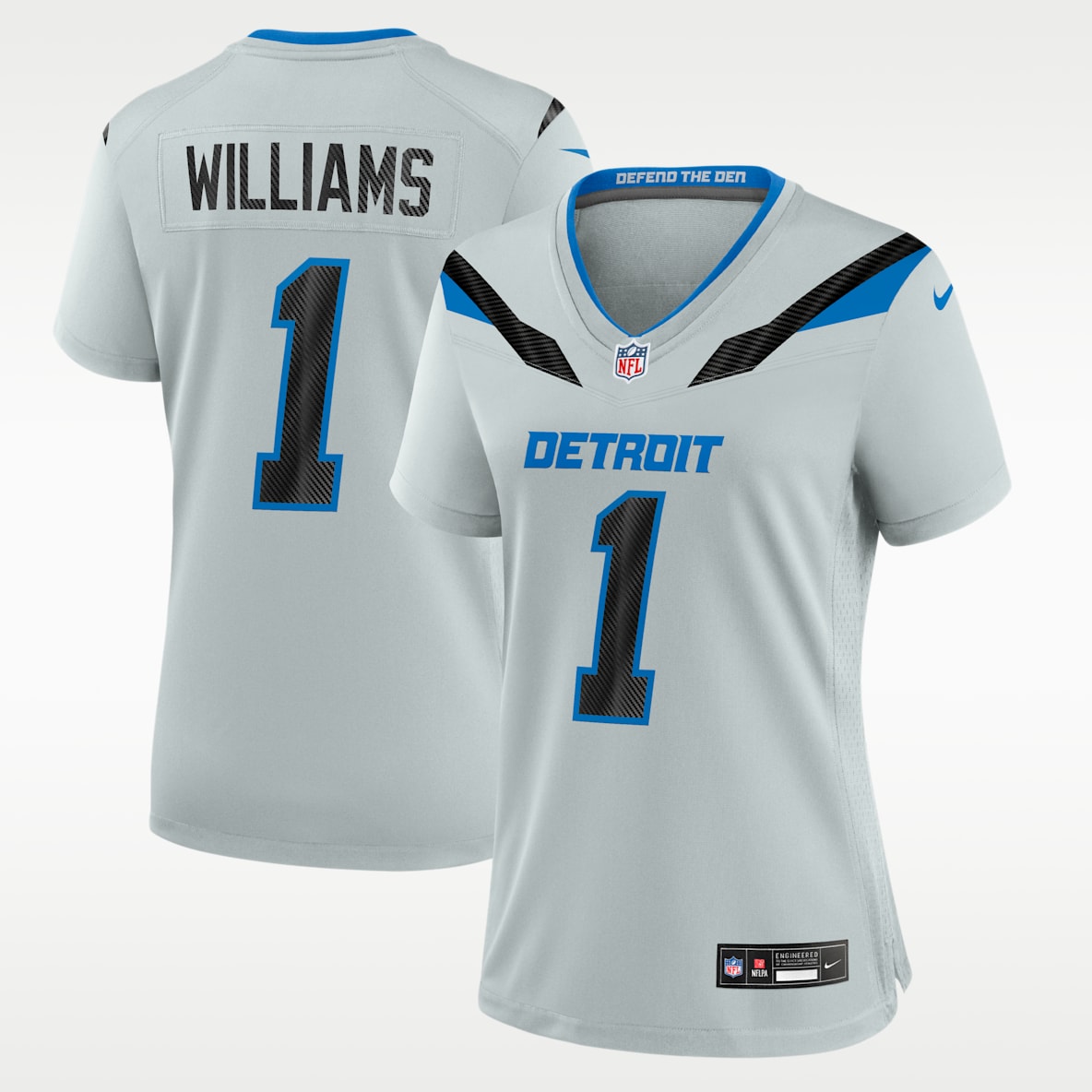 Jameson Williams Detroit Lions Rivalries Collection Women's Nike NFL Game Jersey