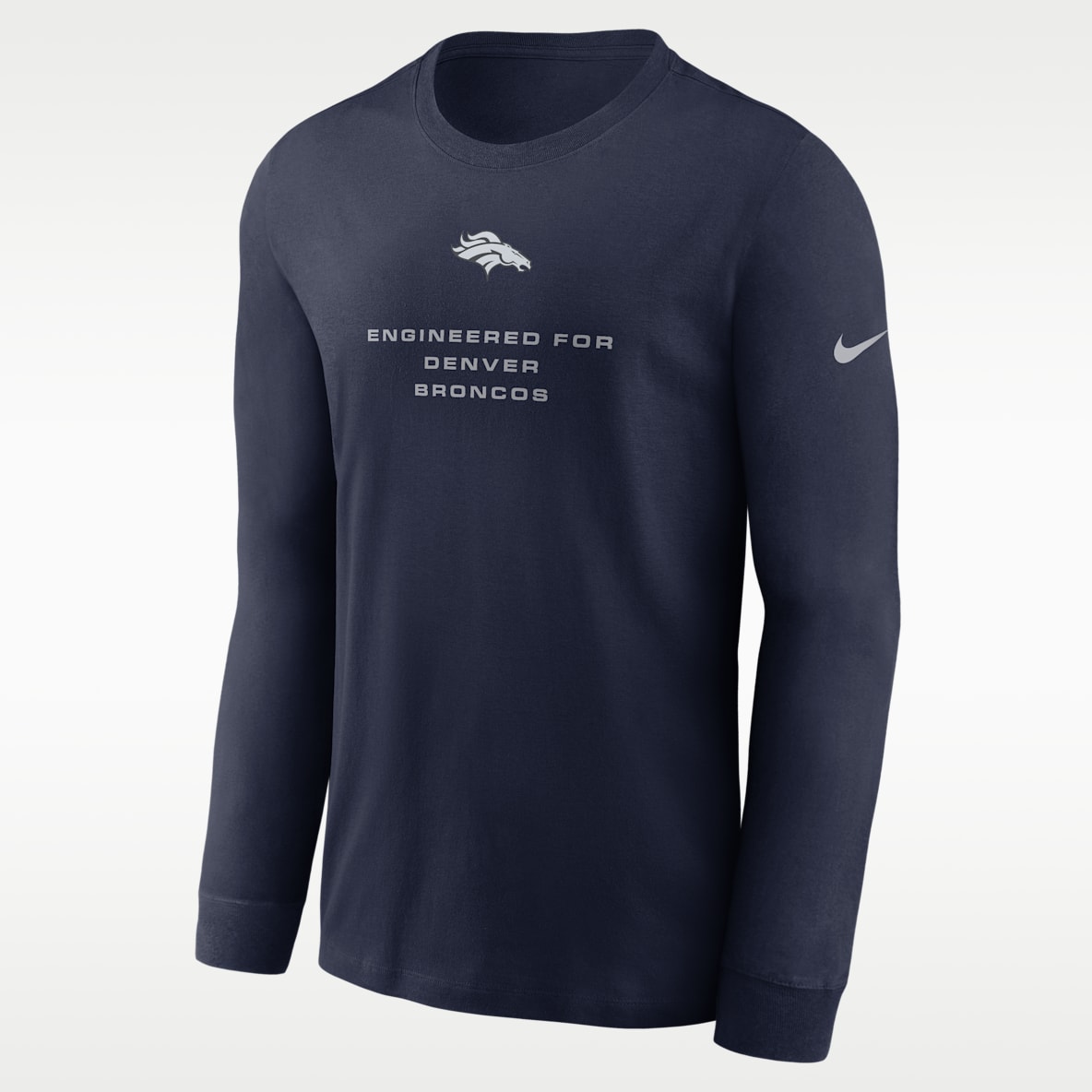 Denver Broncos Team Issue Men's Nike Dri-FIT NFL Long-Sleeve T-Shirt