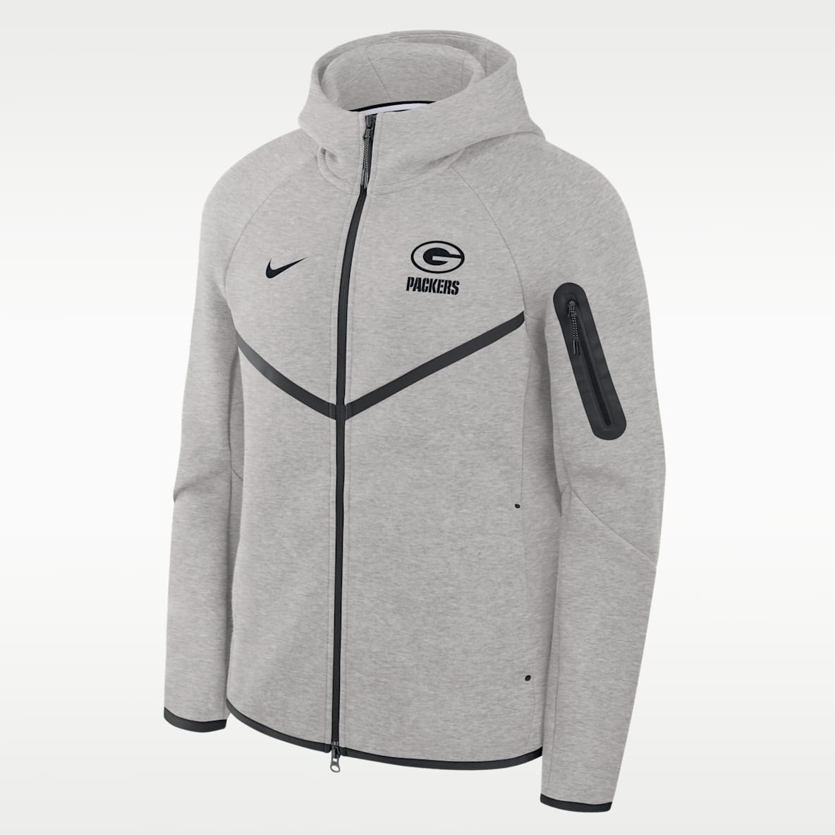 Green Bay Packers Top Billing Tech Fleece Windrunner Men's Nike NFL Full-Zip Hooded Jacket