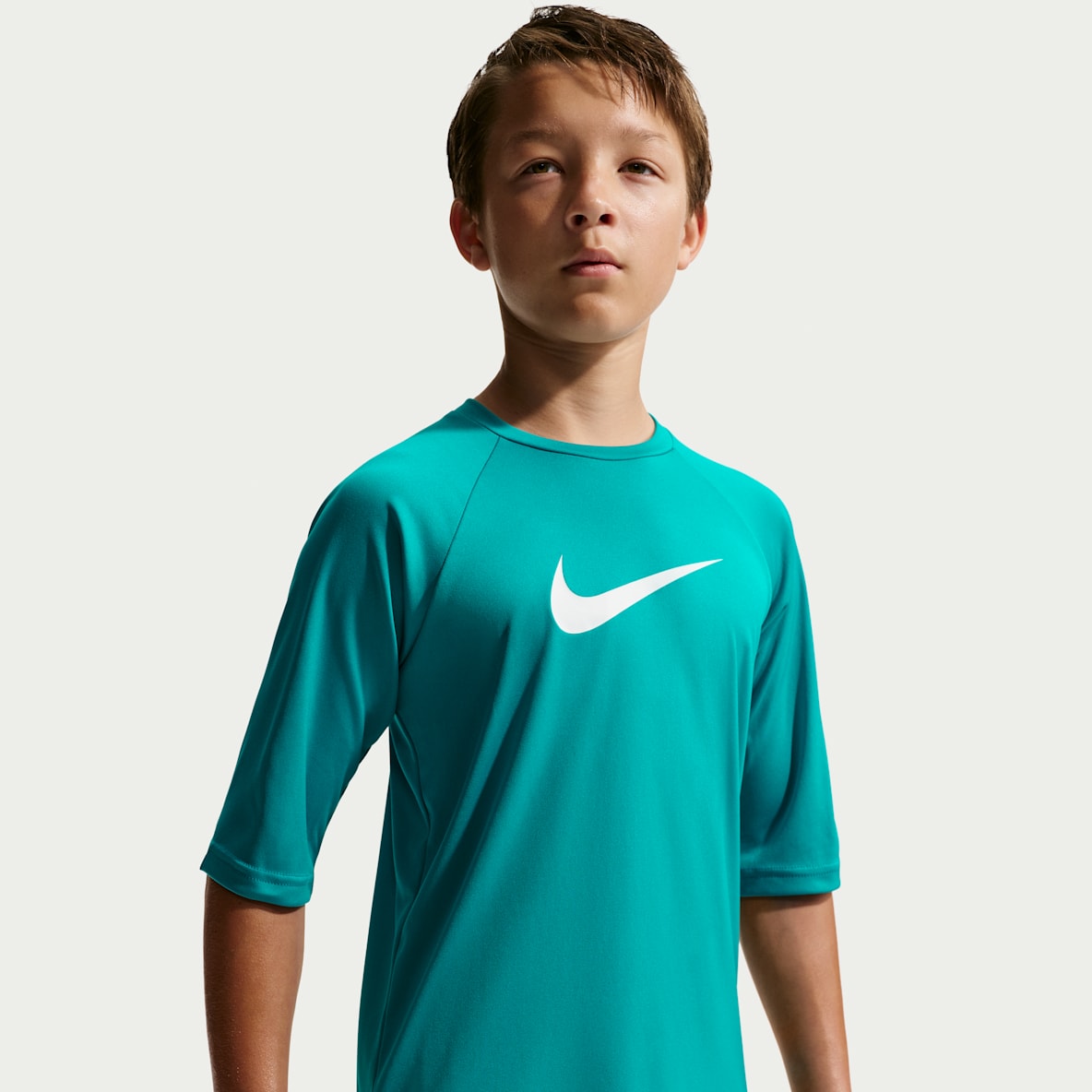 Nike Swim Hydroguard Essential Big Kids' (Boys') Dri-FIT UV Short Sleeve Top