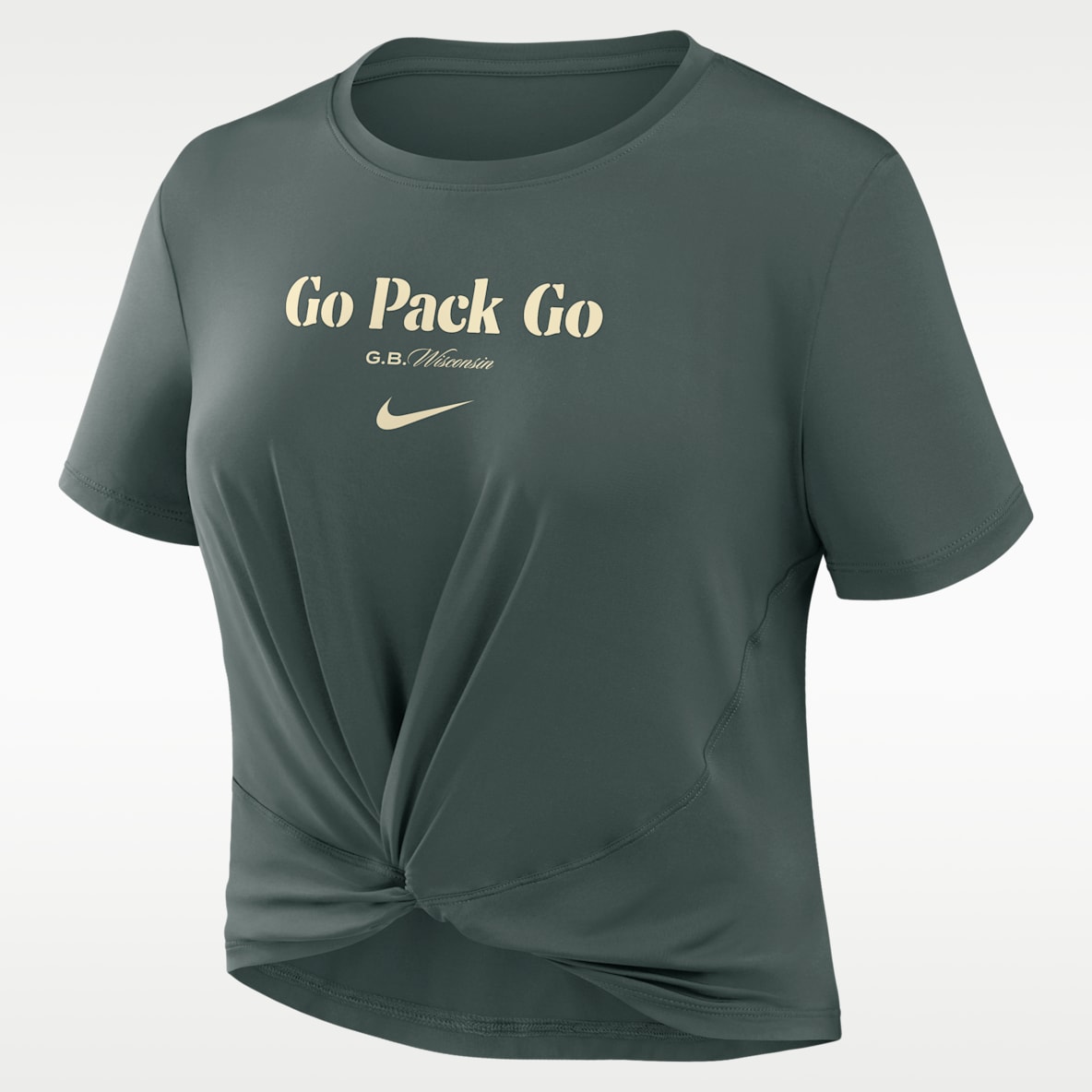 Green Bay Packers Rivalries Collection One Classic Twist Women's Nike Dri-FIT NFL T-Shirt