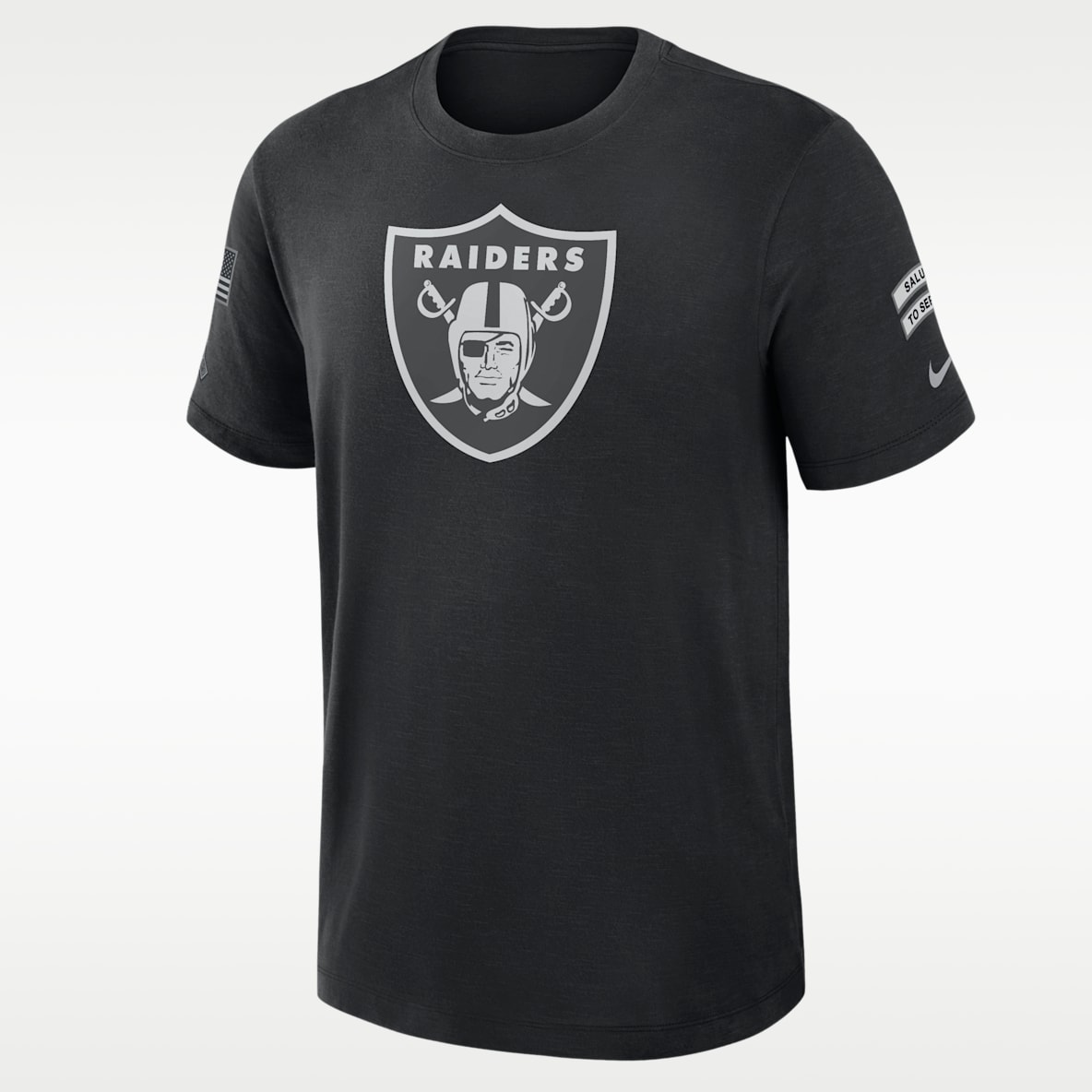 Las Vegas Raiders Salute to Service Slub Playera Nike Dri-FIT de la NFL para hombre
