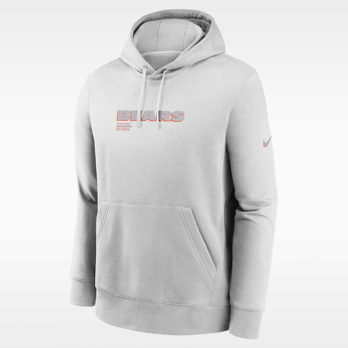 Chicago Bears Slot Receiver Club Sudadera con gorro sin cierre Nike de la NFL para hombre