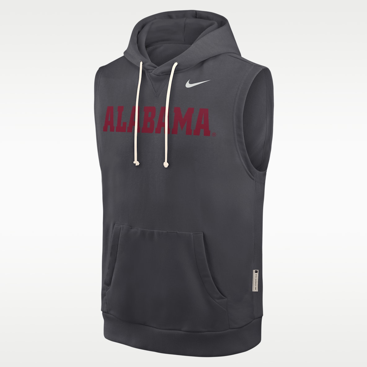 Alabama Sideline Sudadera con gorro sin cierre sin mangas universitaria Nike Dri-FIT para hombre
