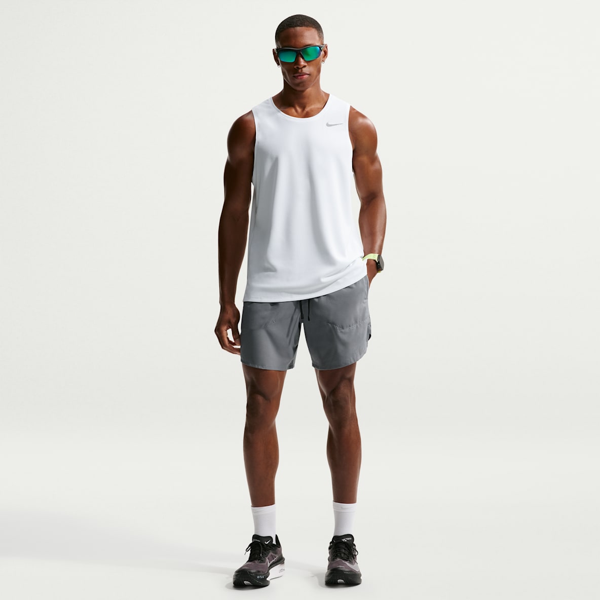 Nike Stride Shorts de correr Dri-FIT de 18 cm con forro de ropa interior para hombre