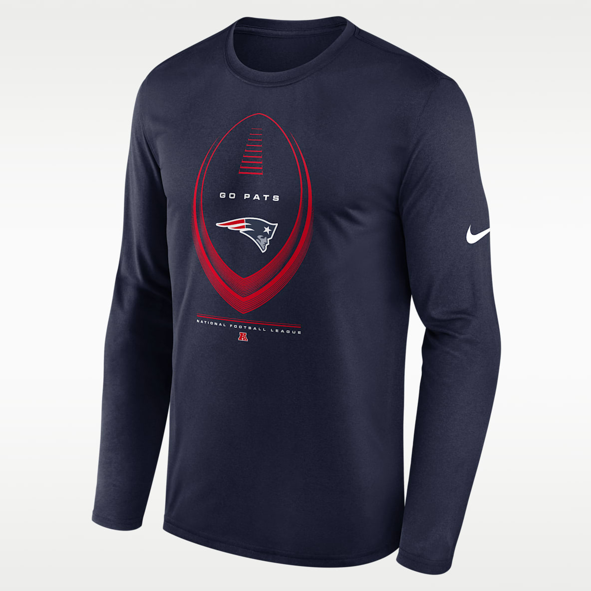 New England Patriots Legend Icon Men's Nike Dri-FIT NFL Long-Sleeve T-Shirt