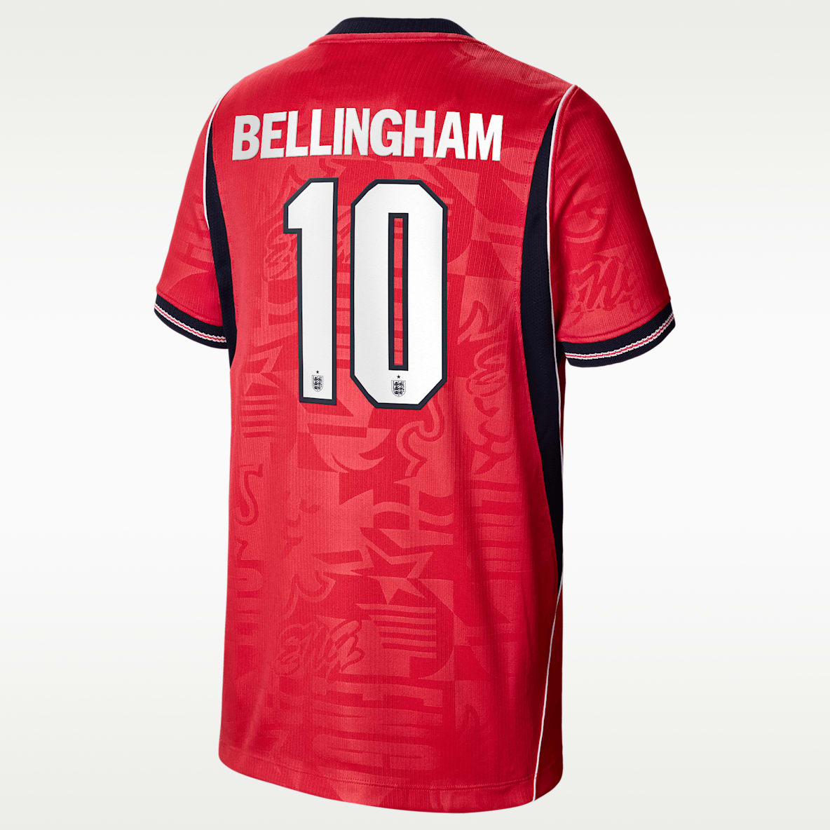 Jude Bellingham England National Team 2026 Stadium Away Jersey de fútbol Nike Dri-FIT para niños talla grande
