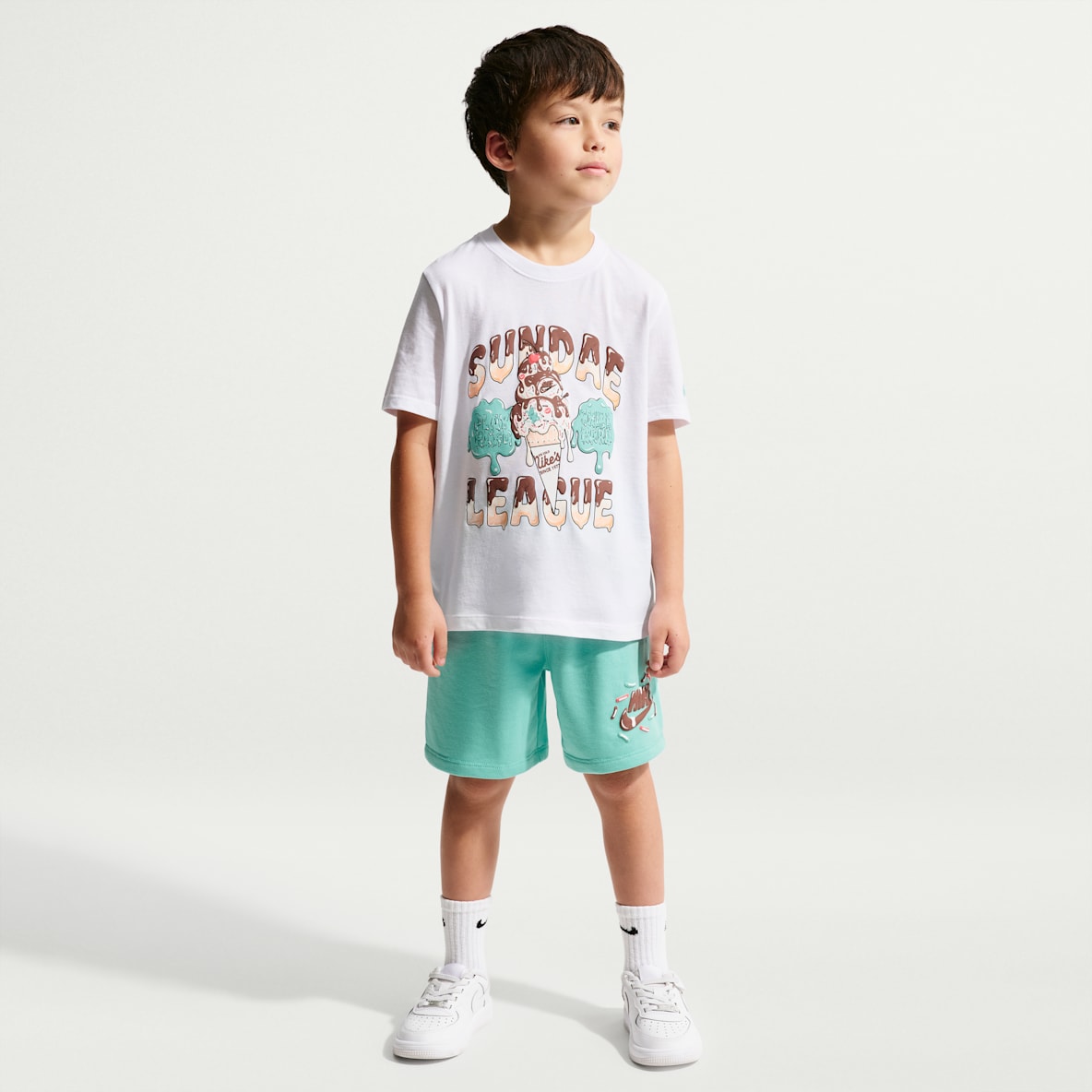Nike Sportswear Little Kids' Sundae League 2-Piece Shorts Set