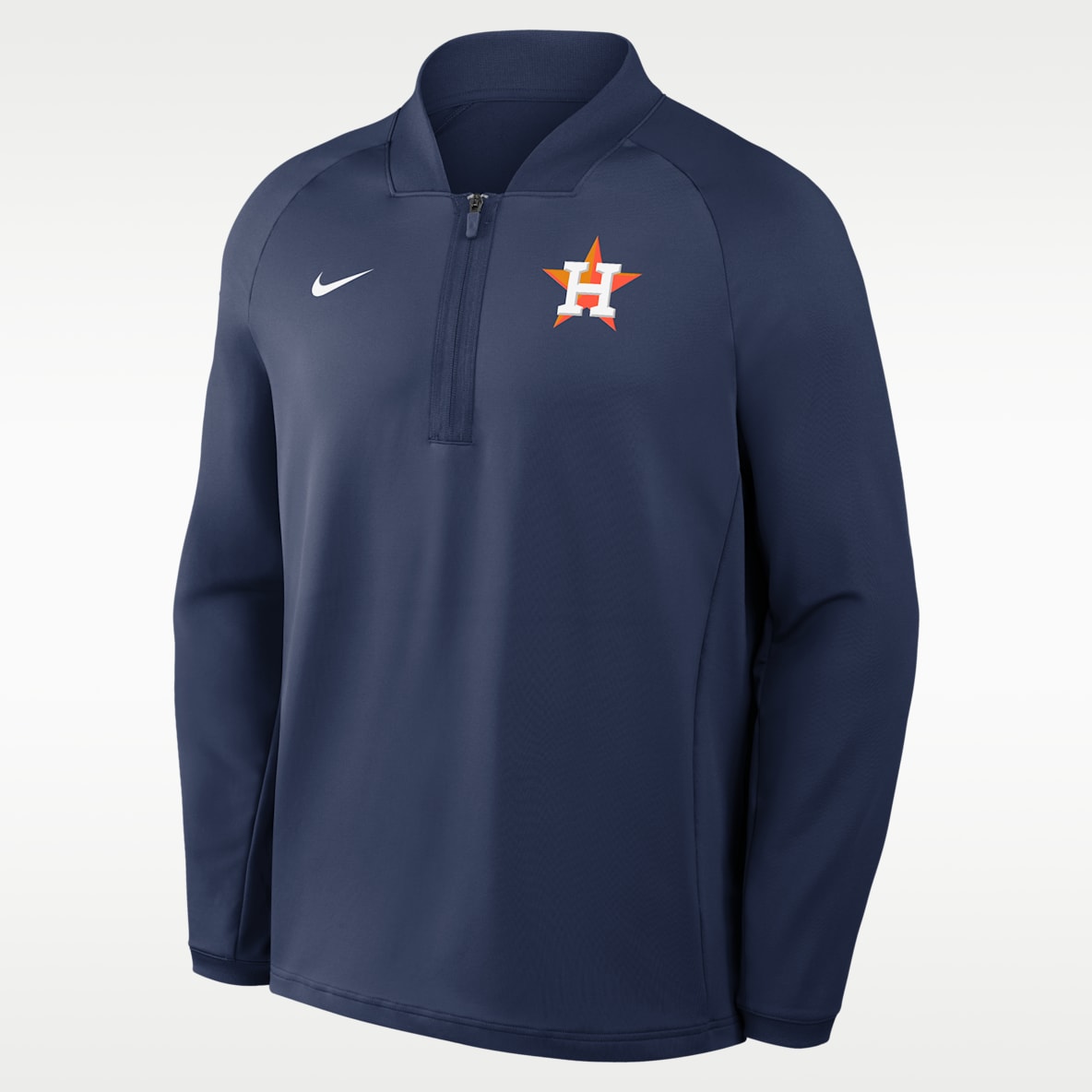 Houston Astros Authentic Collection Men's Nike Dri-FIT MLB 1/2-Zip Long-Sleeve Top