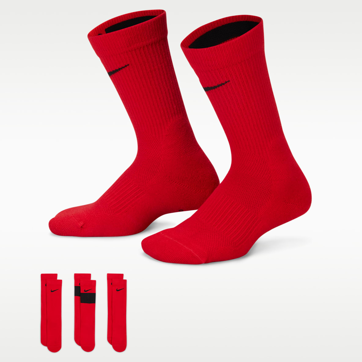 Nike Elite Kids' Basketball Crew Socks (3 Pairs)