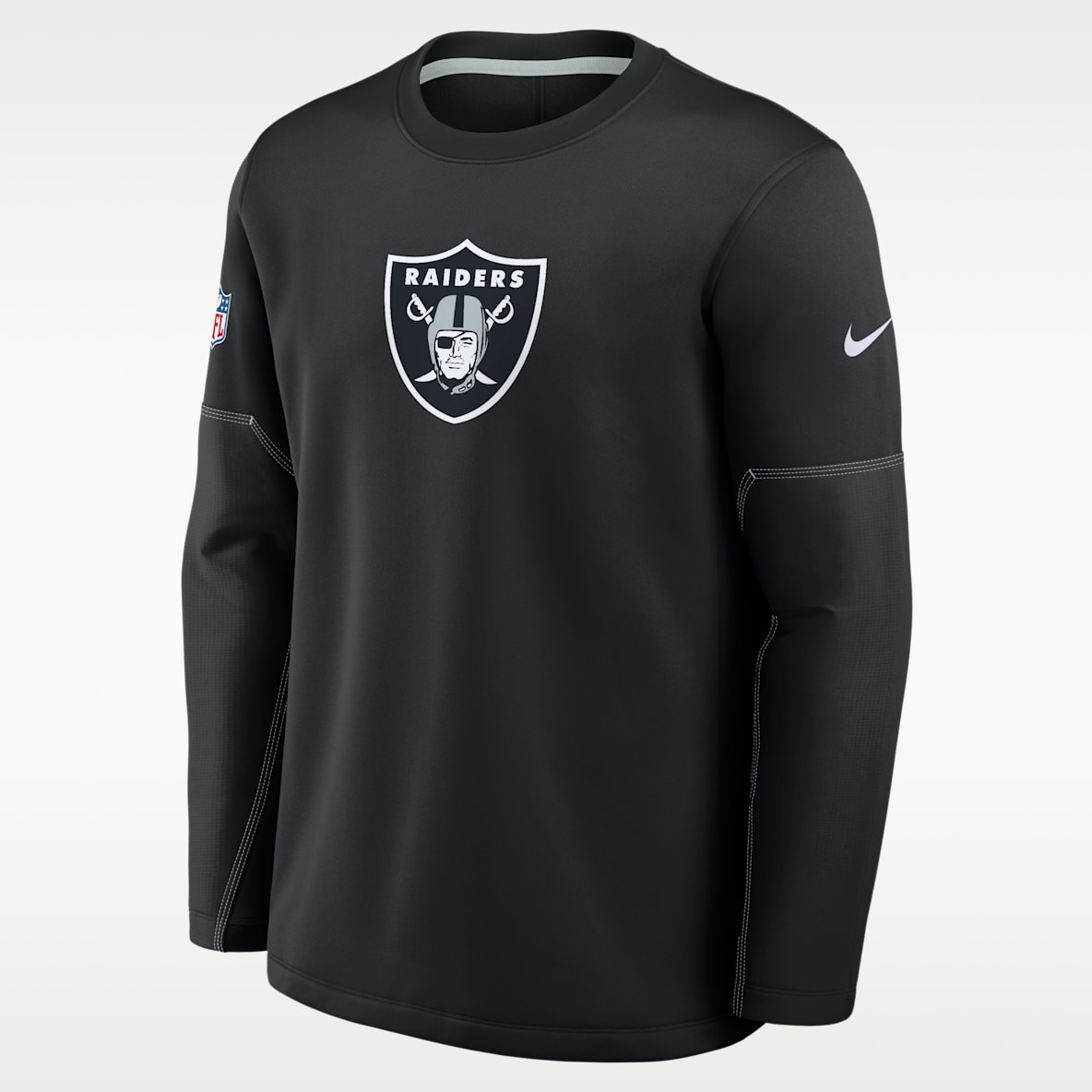 Las Vegas Raiders Sideline Coaches Men's Nike Therma-FIT NFL Long-Sleeve T-Shirt