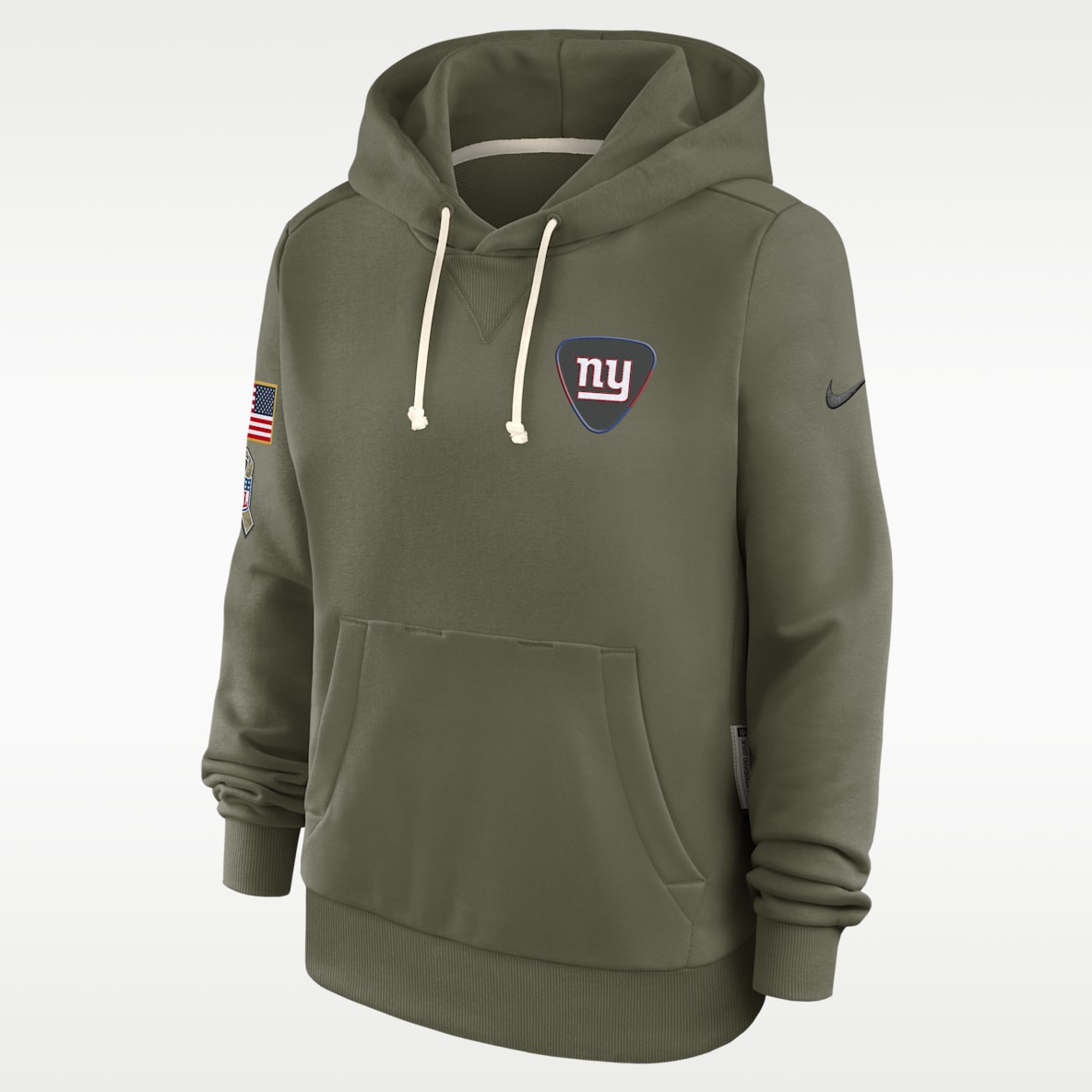 New York Giants Salute to Service Sideline Women's Nike Dri-FIT NFL Pullover Hoodie