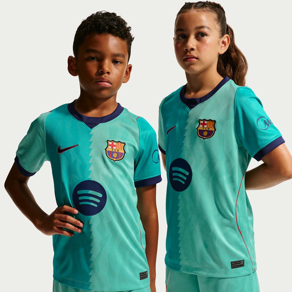 FCバルセロナ 2026/27 スタジアム サード ジュニア Nike Dri-FIT サッカー レプリカ ユニフォーム