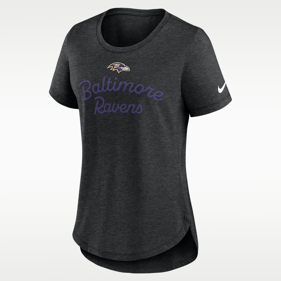 Baltimore Ravens Script Playera Nike de la NFL para mujer