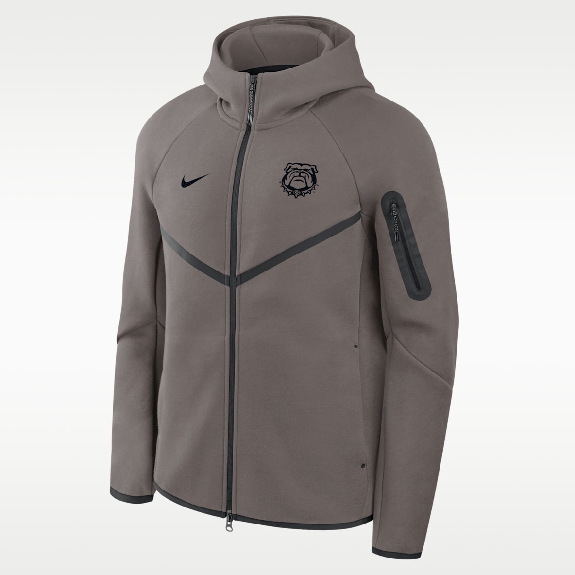 Georgia Tech Fleece Men's Nike College Full-Zip Hooded Jacket