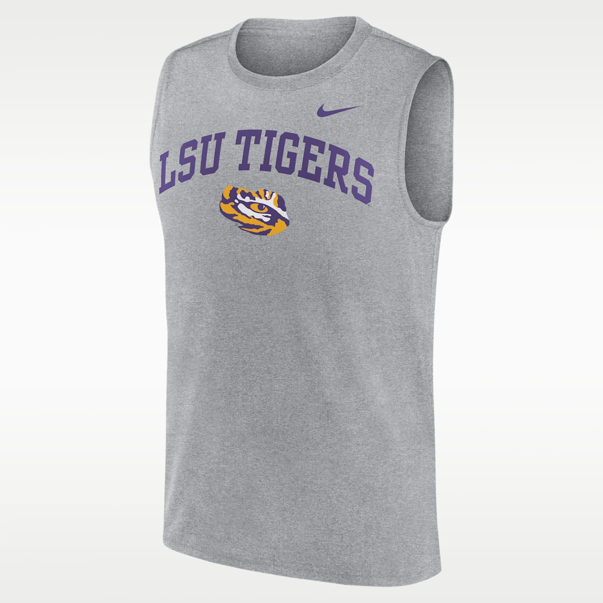 LSU Primetime Arch Legend Men's Nike Dri-FIT College Muscle Tank Top