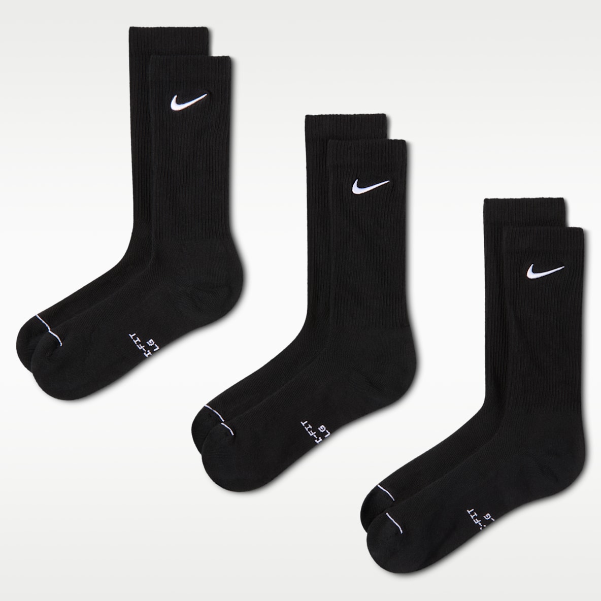 Nike Everyday Elevated Crew Socks (3 Pairs)