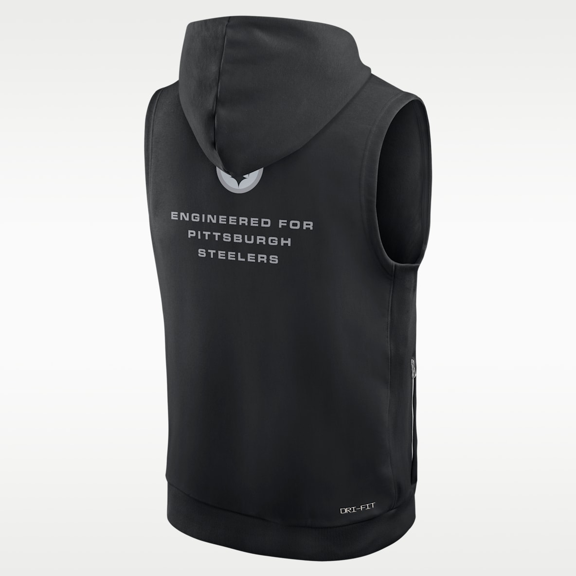 Pittsburgh Steelers Sideline Men's Nike Dri-FIT NFL Sleeveless Pullover Hoodie