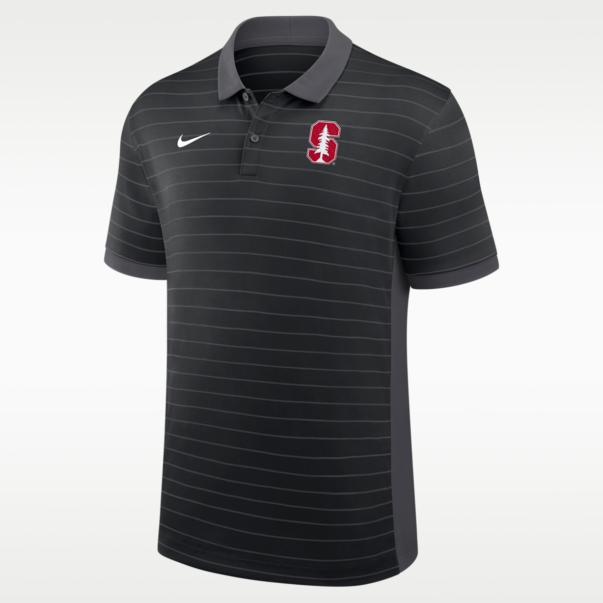 Stanford Sideline Early Season Coach Victory Stripe Men's Nike Dri-FIT College Polo