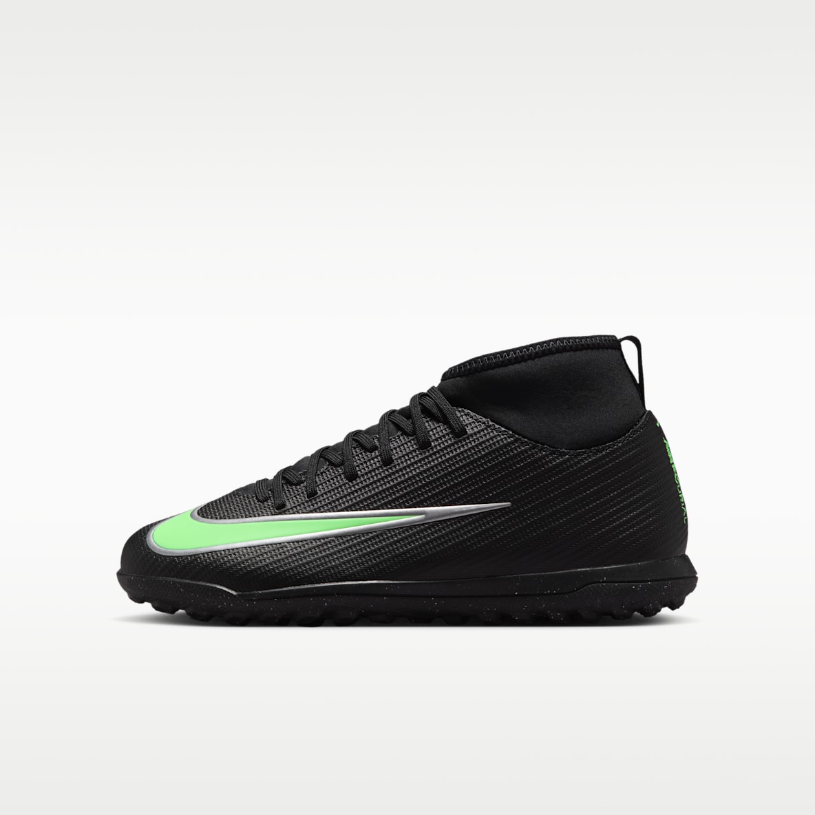Nike Jr Mercurial Superfly 11 Club Older Kids' Turf High-Top Football Shoes