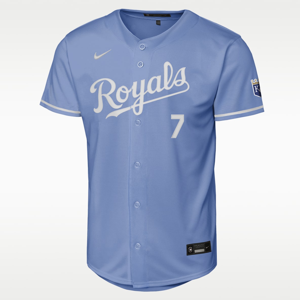 Bobby Witt, Jr. Kansas City Royals Jersey de local Nike Stadium de la MLB local para niños talla grande