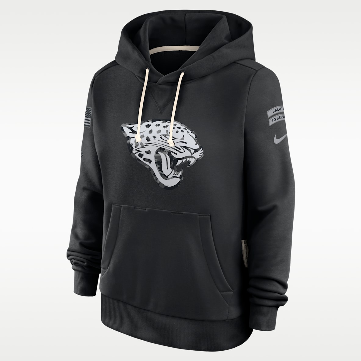 Jacksonville Jaguars Salute to Service Sideline Women's Nike Dri-FIT NFL Pullover Hoodie
