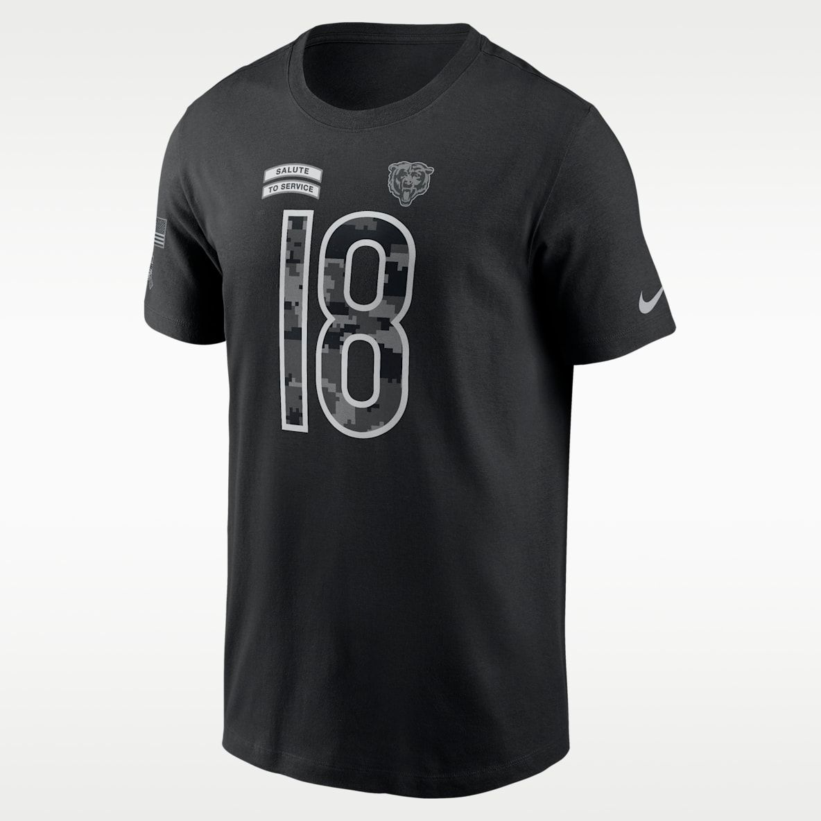 Caleb Williams Chicago Bears Salute to Service Men's Nike NFL T-Shirt