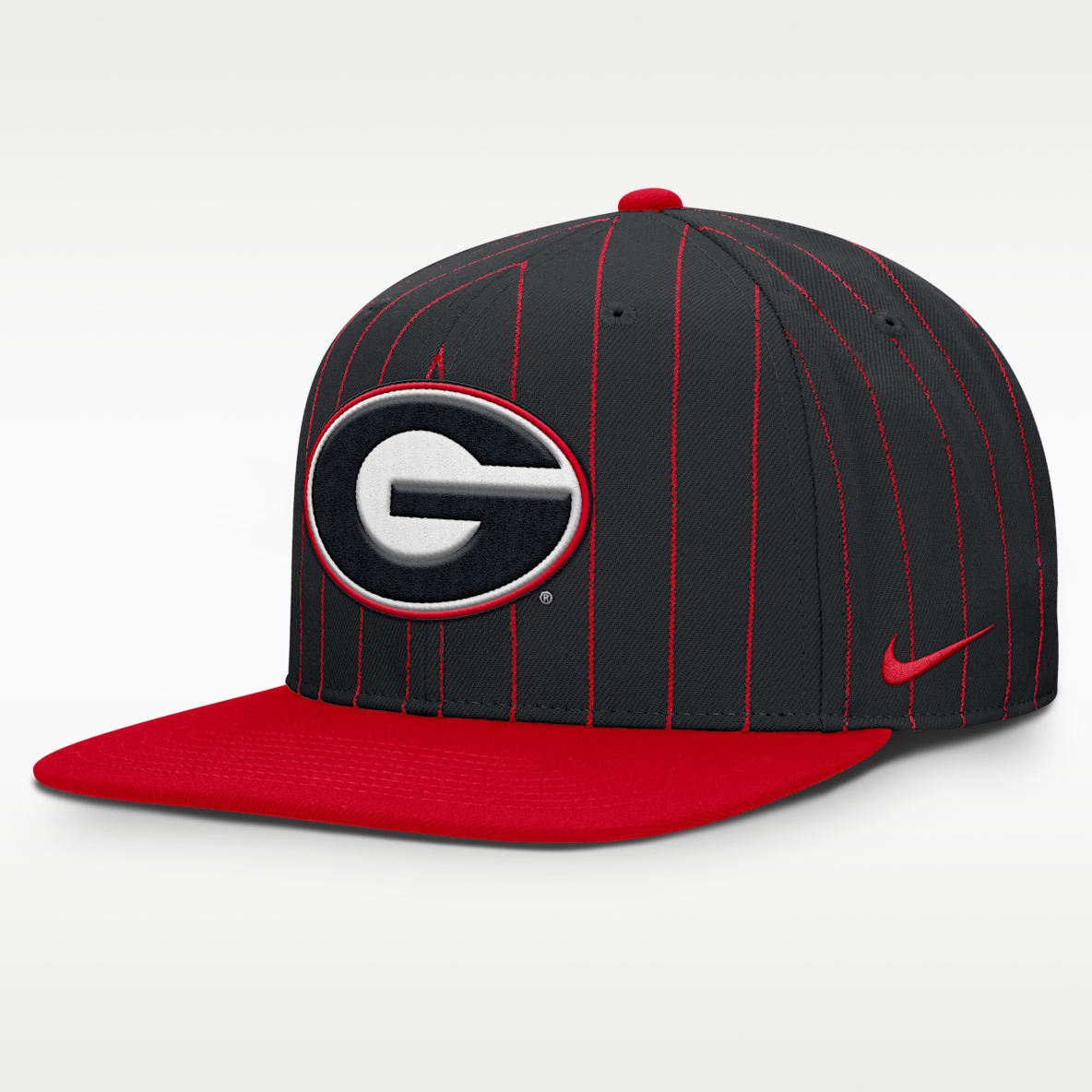 Georgia Primetime Pin Stripe 2-Tone Men's Nike Dri-FIT College Adjustable Hat