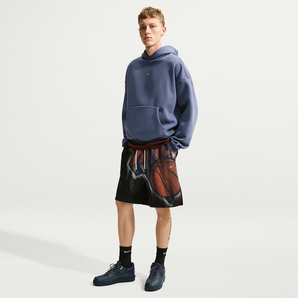 New York Knicks Standard Issue Men's Fleece Basketball Shorts