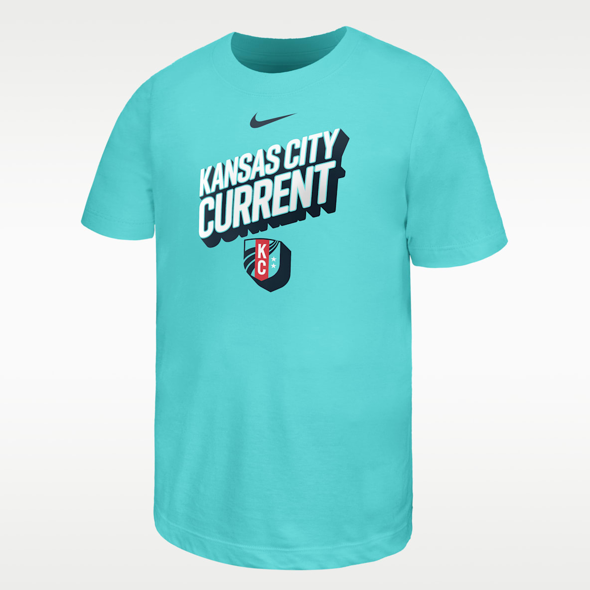 Kansas City Current Big Kids' Nike Cotton T-Shirt