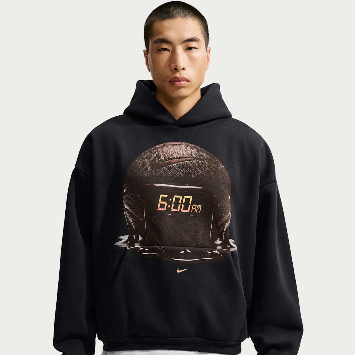 Nike Standard Issue Men's Brushed Pullover Basketball Hoodie