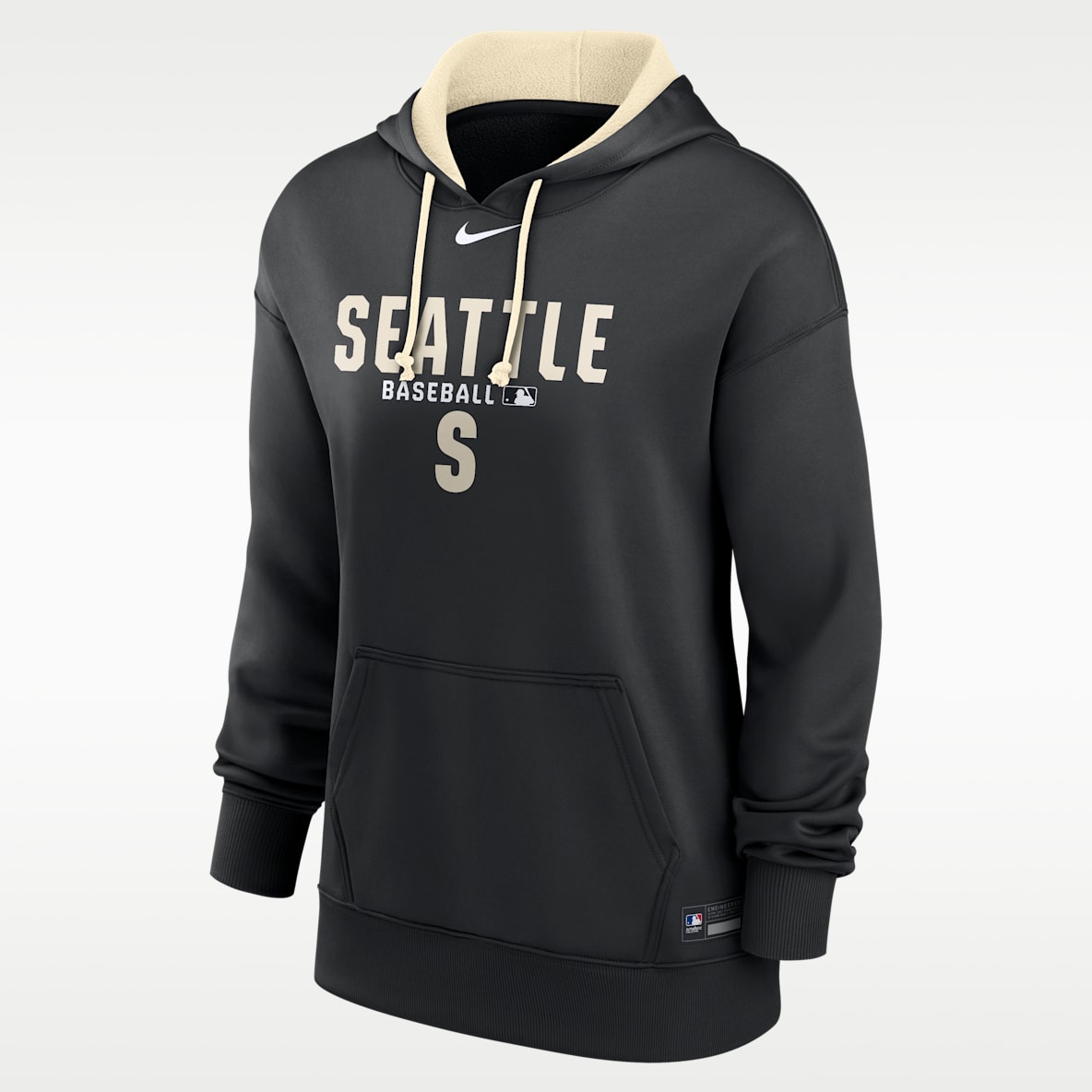 Seattle Mariners Authentic Collection Alt Logo Women's Nike Therma MLB Pullover Hoodie