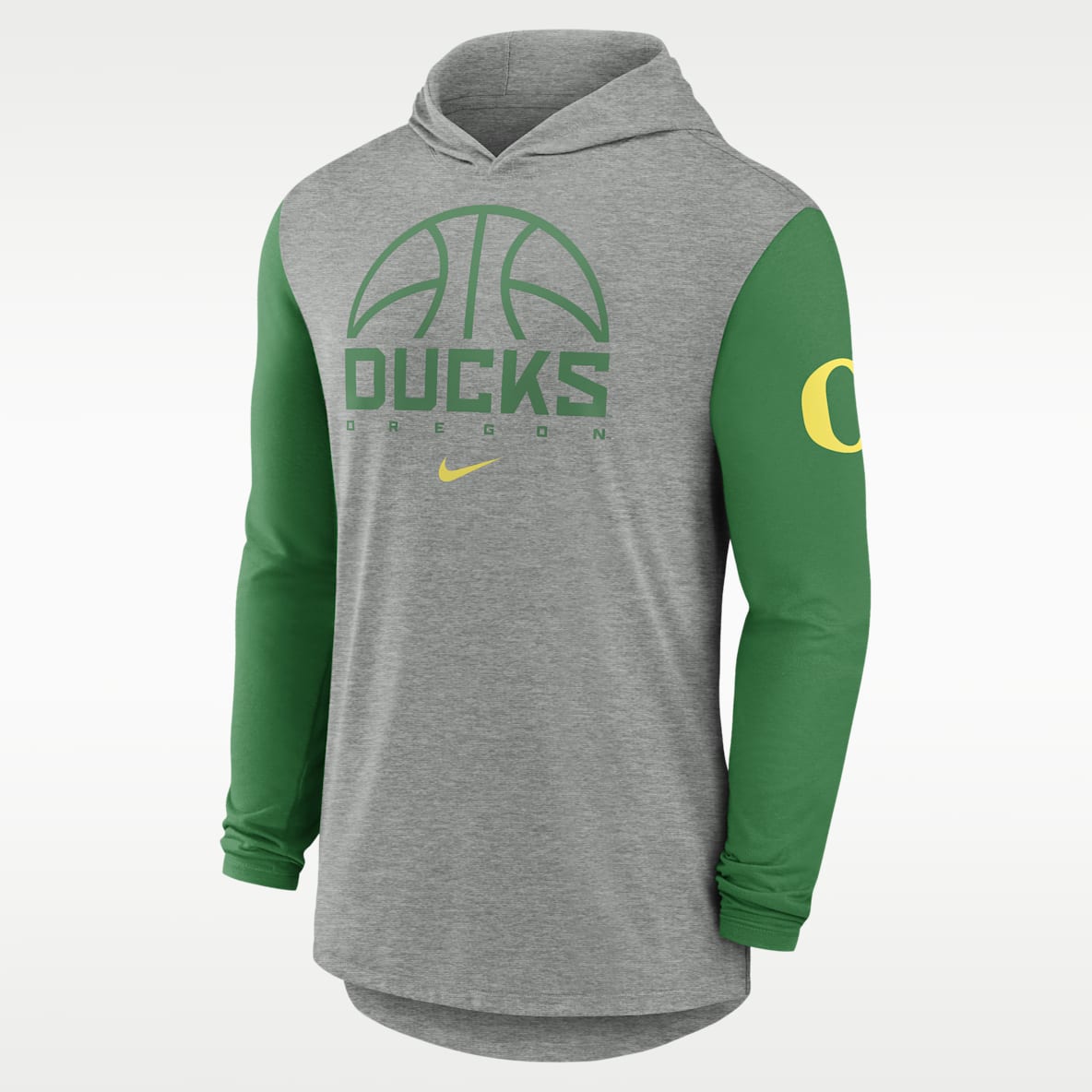 Oregon Basketball Men's Nike Dri-FIT College Long-Sleeve Hooded T-Shirt