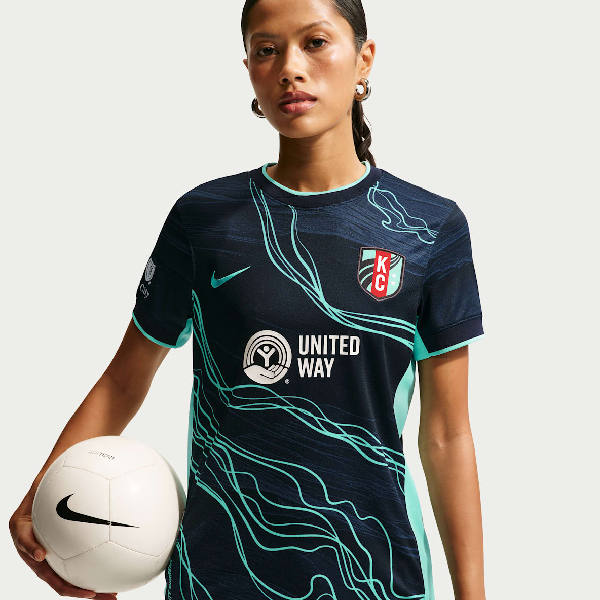 Kansas City Current Stadium Away Women's Nike Dri-FIT NWSL Replica Jersey