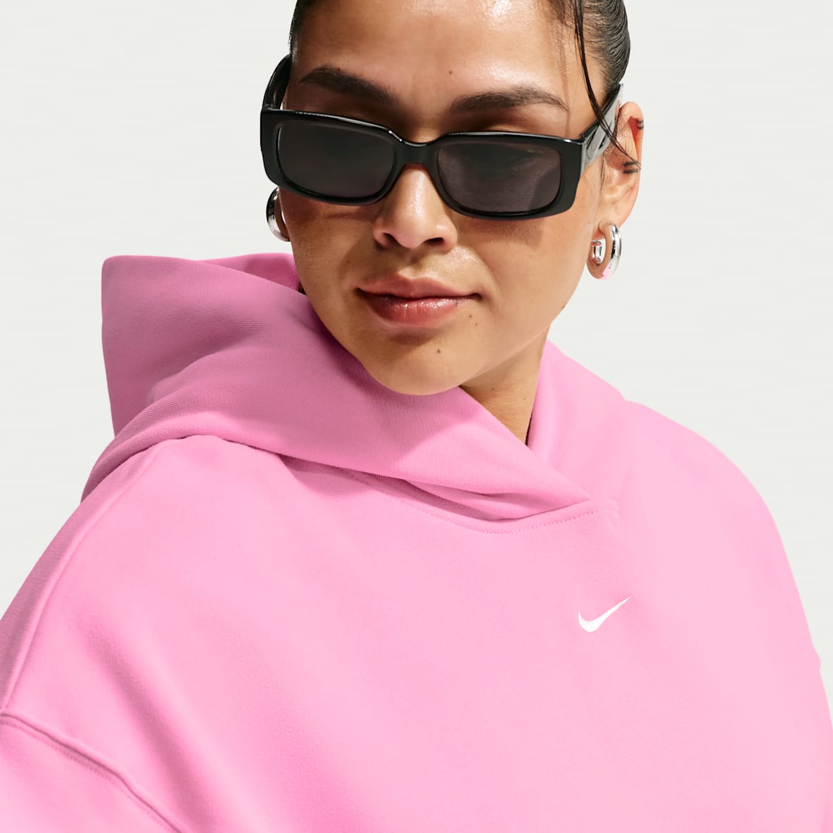 Nike Studio Fleece Medium Weight Women's Oversized Pullover Hoodie