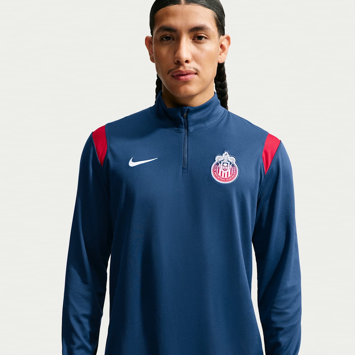 C.D. Guadalajara Strike Playera de entrenamiento de futbol Nike en tejido Knit Dri-FIT para hombre