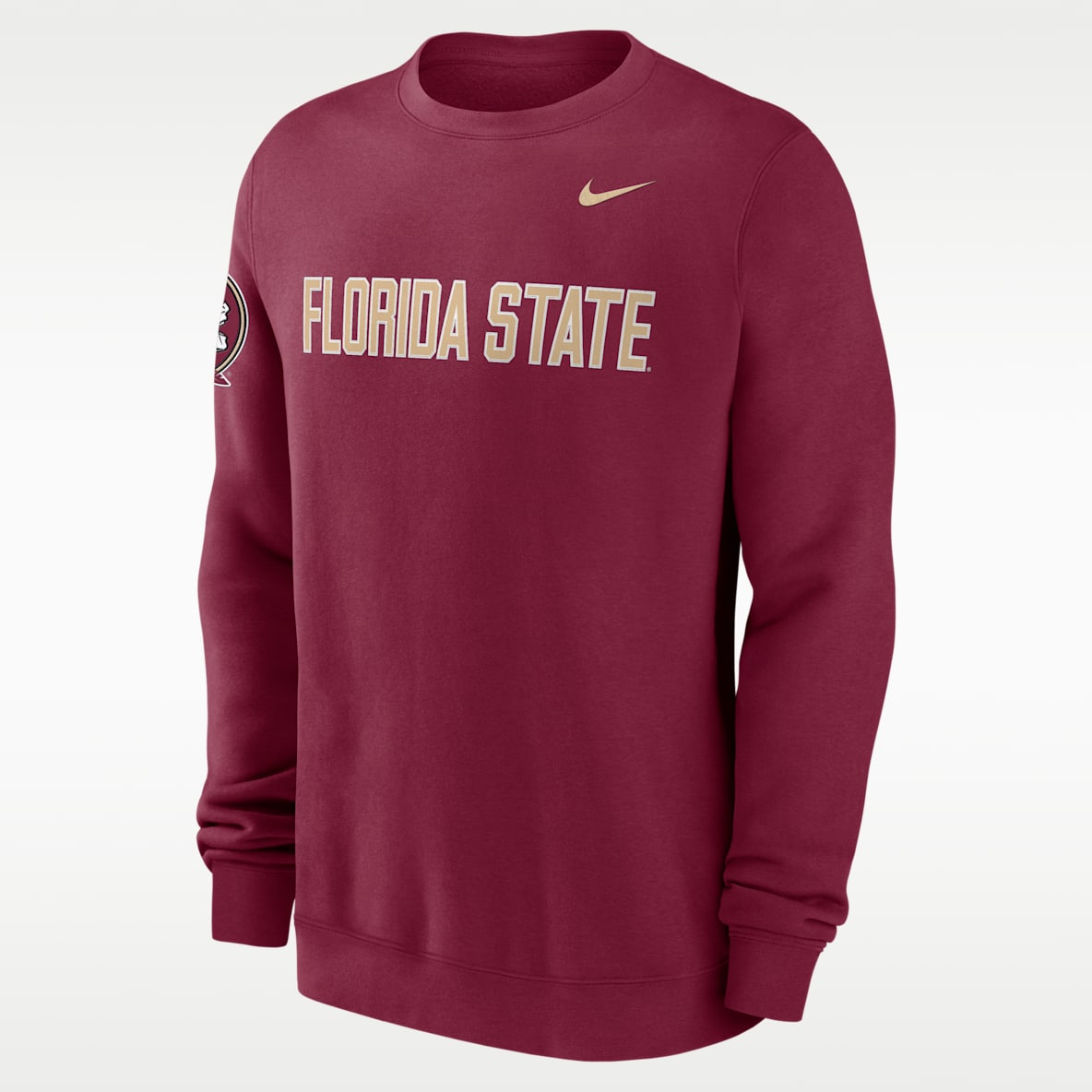 Florida State Sideline Club Men's Nike College Pullover Crew