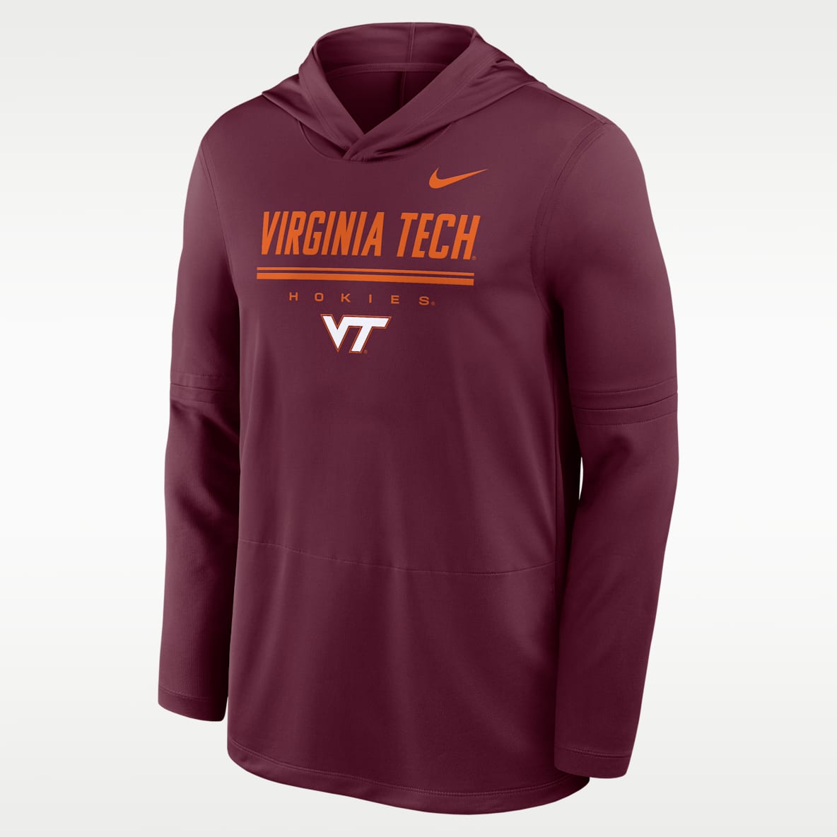 Nike College (Virginia Tech) Men's Dri-FIT Lightweight Hoodie