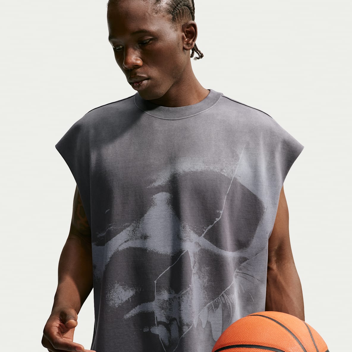 Ja Standard Issue Playera sin mangas de básquetbol Dri-FIT para hombre