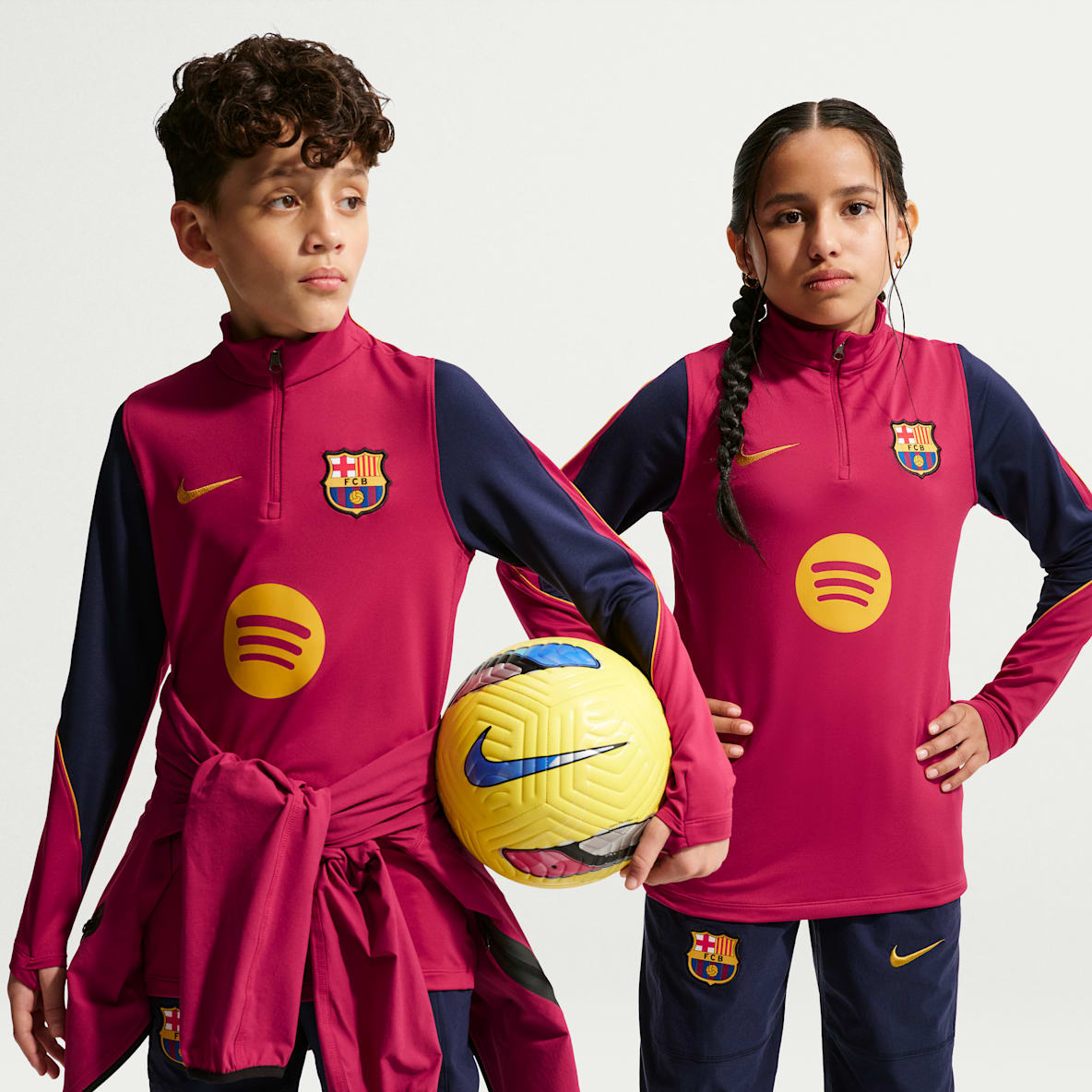 FC Barcelona Strike Big Kids' Nike Dri-FIT Soccer Knit Drill Top